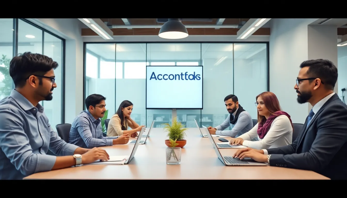AccordBooks office team meeting